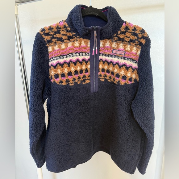 EUC Vineyard Vines Supershep pullover fleece - Picture 3 of 13